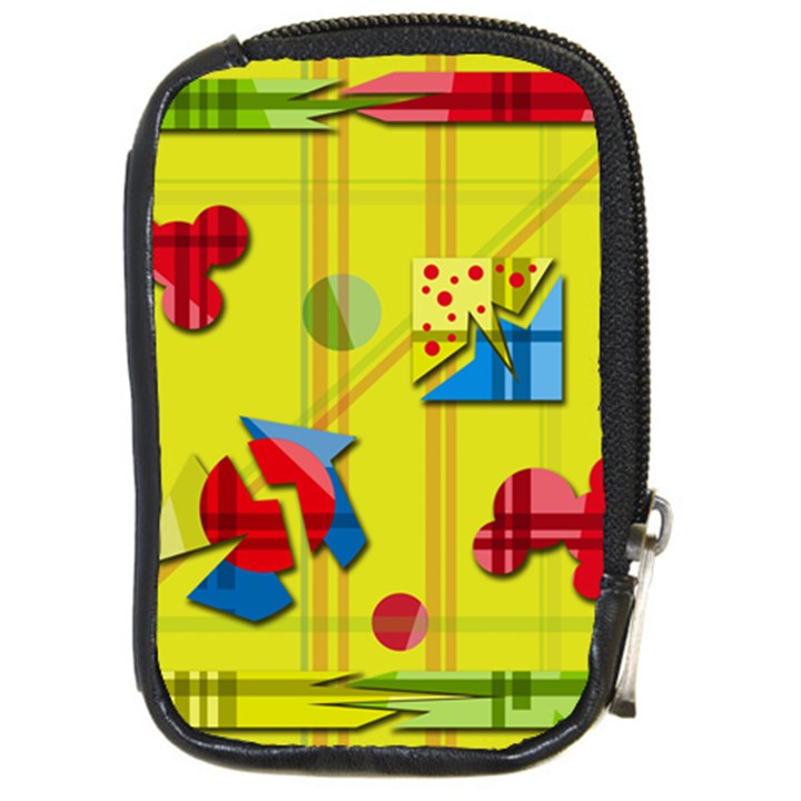 Playful day - yellow  Compact Camera Cases
