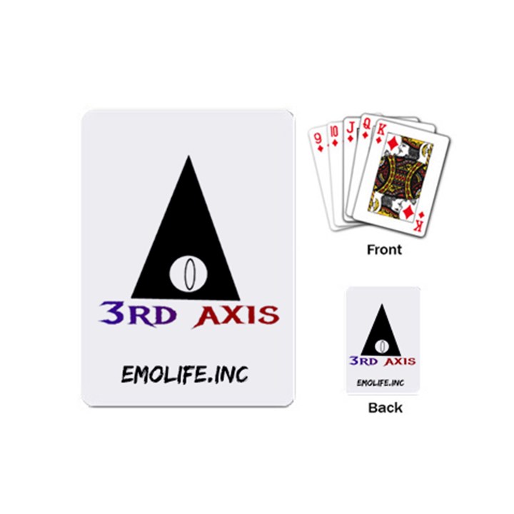 3rd axis media Playing Cards (Mini)