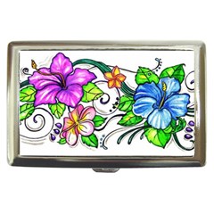 Tropical Hibiscus Flowers Cigarette Money Cases by EverIris