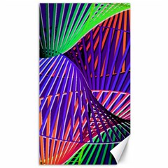 Colorful Rainbow Helix Canvas 40  X 72   by designworld65