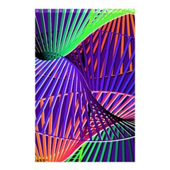 Colorful Rainbow Helix Shower Curtain 48  X 72  (small)  by designworld65