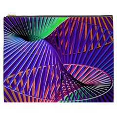 Colorful Rainbow Helix Cosmetic Bag (xxxl)  by designworld65