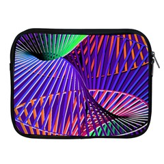 Colorful Rainbow Helix Apple Ipad 2/3/4 Zipper Cases by designworld65