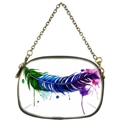 Watery Feather Chain Purses (one Side) 