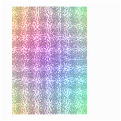 Rainbow Colorful Grid Small Garden Flag (two Sides) by designworld65