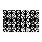 Black and white pattern Magnet (Rectangular) Front