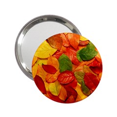 Colorful Fall Leaves 2.25  Handbag Mirrors