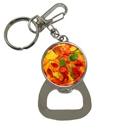 Colorful Fall Leaves Bottle Opener Key Chains