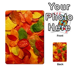 Colorful Fall Leaves Multi-purpose Cards (Rectangle) 
