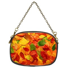 Colorful Fall Leaves Chain Purses (Two Sides) 