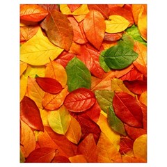 Colorful Fall Leaves Drawstring Bag (Small)