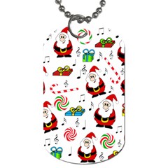 Xmas Song Dog Tag (one Side) by Valentinaart