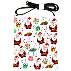 Xmas Song Shoulder Sling Bags by Valentinaart