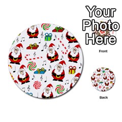 Xmas Song Multi-purpose Cards (round)  by Valentinaart
