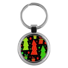 Merry Xmas Key Chains (round)  by Valentinaart