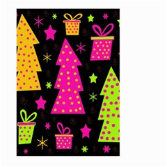 Colorful Xmas Large Garden Flag (two Sides) by Valentinaart