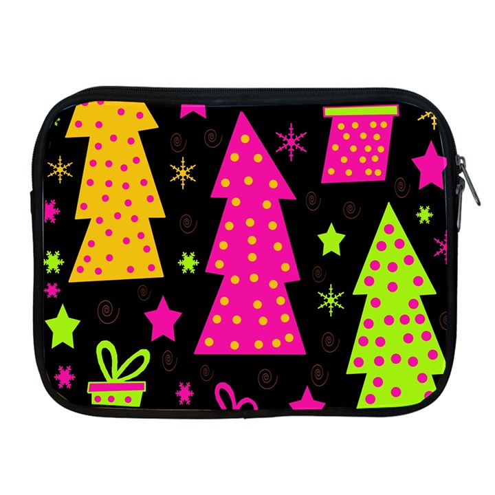 Colorful Xmas Apple iPad 2/3/4 Zipper Cases