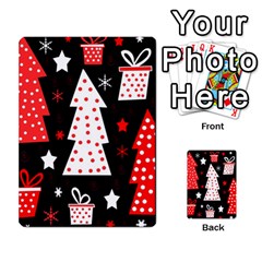 Red Playful Xmas Multi-purpose Cards (rectangle)  by Valentinaart