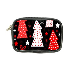 Red Playful Xmas Coin Purse by Valentinaart