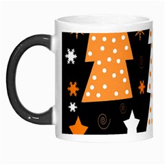 Orange Playful Xmas Morph Mugs by Valentinaart