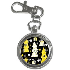 Yellow Playful Xmas Key Chain Watches by Valentinaart