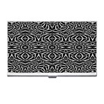 Black and White Tribal Pattern Business Card Holders Front
