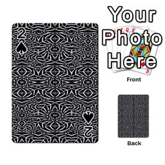 Black And White Tribal Pattern Playing Cards 54 Designs  by dflcprints