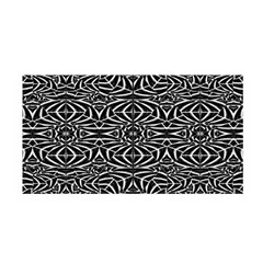 Black And White Tribal Pattern Satin Wrap by dflcprints