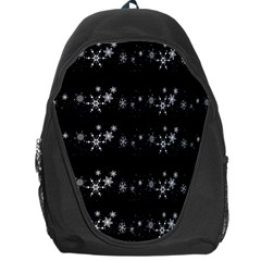 Black Elegant  Xmas Design Backpack Bag