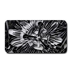 Black And White Passion Flower Passiflora  Medium Bar Mats by yoursparklingshop