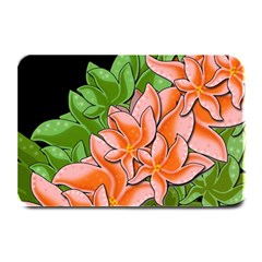 Decorative Flowers Plate Mats by Valentinaart