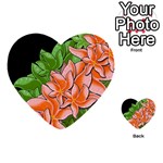 Decorative flowers Multi-purpose Cards (Heart)  Front 8