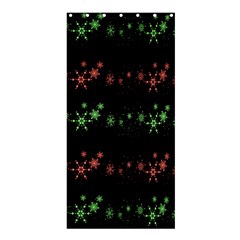 Decorative Xmas Snowflakes Shower Curtain 36  X 72  (stall)  by Valentinaart