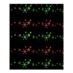 Decorative Xmas Snowflakes Shower Curtain 60  X 72  (medium)  by Valentinaart