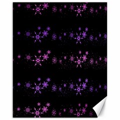 Purple Elegant Xmas Canvas 16  X 20   by Valentinaart