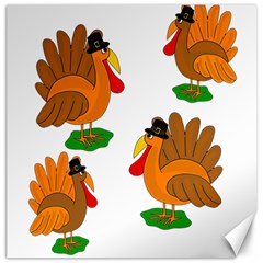 Thanksgiving Turkeys Canvas 20  X 20  