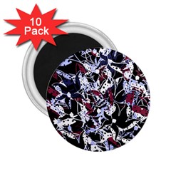 Decorative Abstract Floral Desing 2 25  Magnets (10 Pack) 