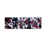 Decorative abstract floral desing Satin Scarf (Oblong) Front