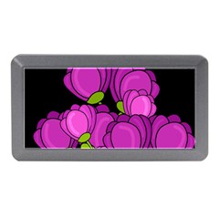 Purple tulips Memory Card Reader (Mini)