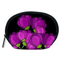 Purple tulips Accessory Pouches (Medium) 