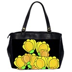 Yellow tulips Office Handbags (2 Sides)  Back