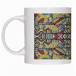 Multicolor Abstract White Mugs Left