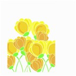 Yellow flowers Large Garden Flag (Two Sides) Front