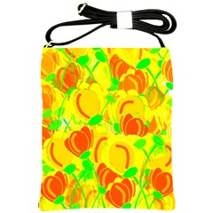 Yellow Garden Shoulder Sling Bags