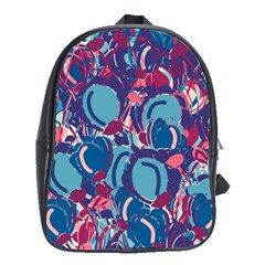 Blue Garden School Bags(large)  by Valentinaart