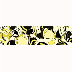 Yellow Abstract Garden Large Bar Mats by Valentinaart