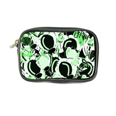 Green Abstract Garden Coin Purse by Valentinaart