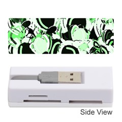 Green Abstract Garden Memory Card Reader (stick)  by Valentinaart