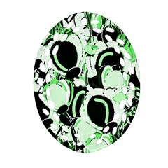 Green Abstract Garden Ornament (oval Filigree) 