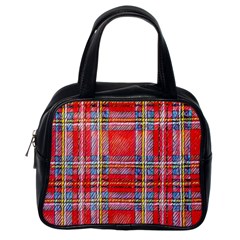 Checkered Design Classic Handbags (one Side) by GabriellaDavid